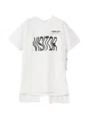 Ambush Slogan-print Cape T-shirt In Multi