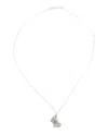 Ambush Small Butterfly Charm Necklace In Silver