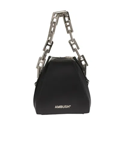Ambush Small Tri Tote Bag In Black