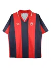 Ambush Soccer Striped T-shirt In Red