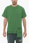 Ambush Solid Color Amazon Sea Foam Crew-neck T-shirt With Waist Poc