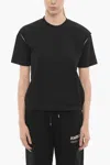 Ambush Solid Color Crew-neck T-shirt In Black