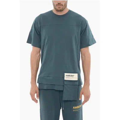 Ambush Solid Color Crew-neck T-shirt With Pocket