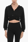 Ambush Solid Color Crop Hoodie To Wrap At The Waist
