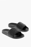 Ambush Quilted Lettering Logo Sliders Man Sandals Black Size 9 Calfskin