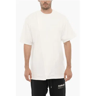 Ambush Solid Color Overlap Crew-neck T-shirt