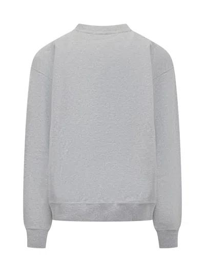 Ambush Statement Logo Sweatshirt In Grey Melange