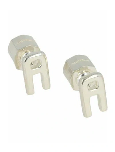 Pre-owned Ambush Sterling Silver Stud Earrings