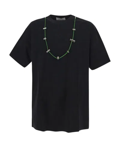 Ambush Stoppers Toggle-detail T-shirt In Black