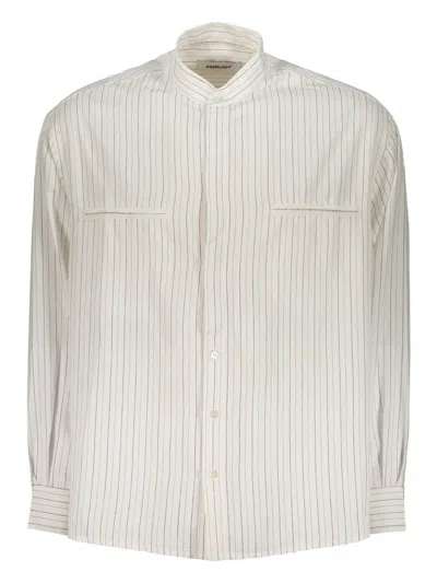 Ambush Striped Shirt In White