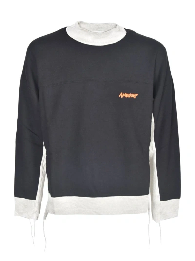 Ambush Branded Sweatshirt In Blue And Grey