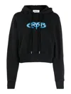 Ambush Graphic Baby Hoodie Drawstring Hood In Negro