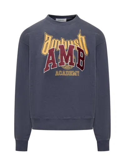 Ambush Navy Graphic Sweatshirt In Blue