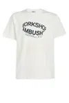 Ambush Crew Neck Graphic Print Short Sleeves In White