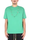Ambush Embellished Crewneck T-shirt In Green