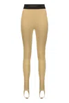 Ambush Technical Fabric Leggings In Brown