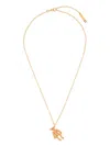 Ambush Teddy Bear Charm Necklace In ゴールドトーン
