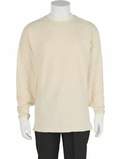Pre-owned Ambush Terry Cloth Patterned Sweatshirt W/ Tags In White