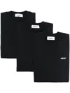 Ambush Cotton Logo T-shirt Round Neck In Black