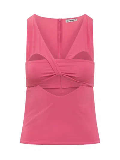 Ambush Top With A Sweetheart Neckline In White