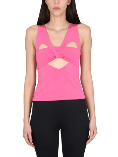 Ambush Top With Cut Out Details In Pink