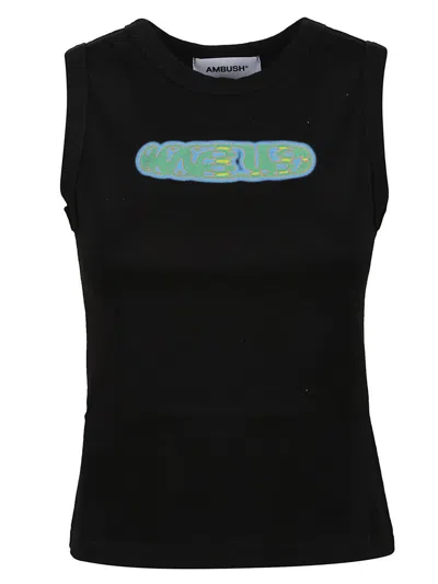 Ambush Fitted Tank Top In Black