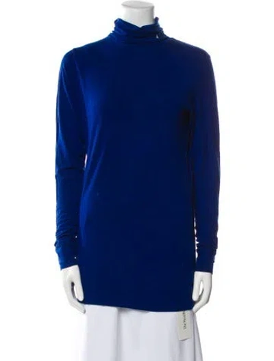 Pre-owned Ambush Turtleneck Long Sleeve Sweatshirt In Blue