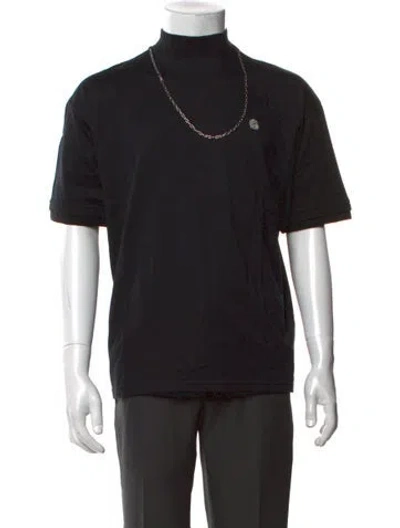 Pre-owned Ambush Turtleneck Short Sleeve T-shirt W/ Tags In Black