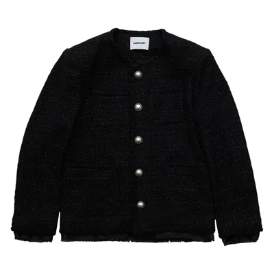 Pre-owned Ambush Tweed Jacket 'black' | Men's Size 52