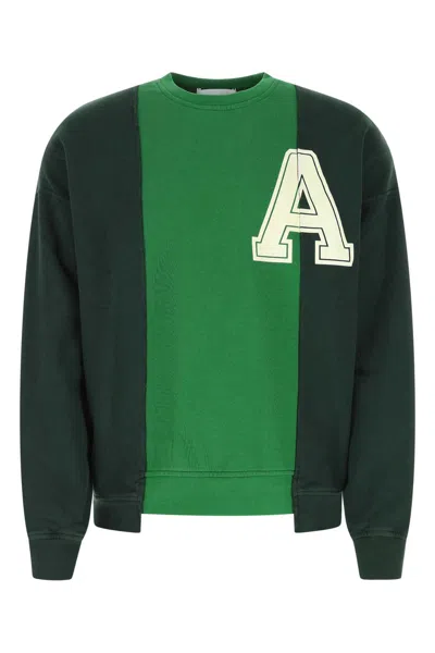 Ambush Two-tone Cotton Oversize Sweatshirt In 4802
