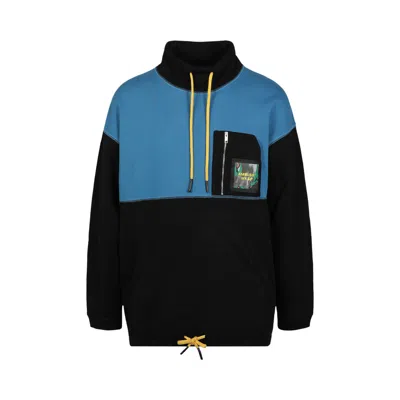 Pre-owned Ambush Two Tone Logo Patch Sweatshirt 'black/multicolor' | Men's Size M