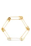 Ambush Man Two-tone Metal A Safety Pin Link Bracelet