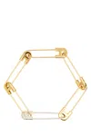 Ambush Man Two-tone Metal A Safety Pin Link Bracelet In Multicoloured