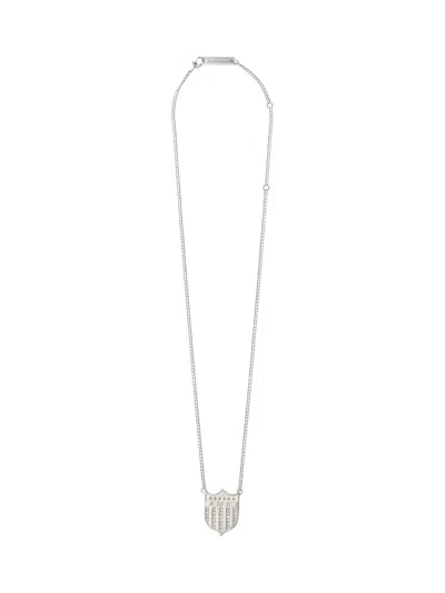 Ambush Varsety Charm Necklace In Silver