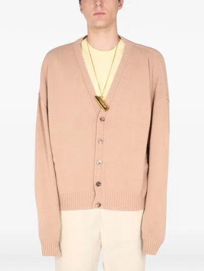 Ambush Oversize Fit Cardigan In Neutral