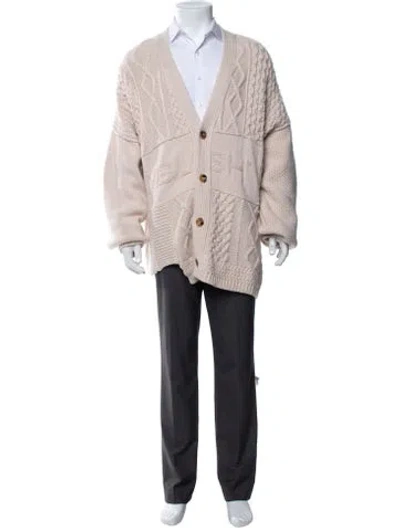Pre-owned Ambush V-neck Long Sleeve Cardigan In Multicolor