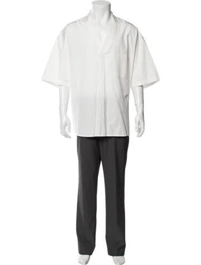 Pre-owned Ambush V-neck Short Sleeve T-shirt In Neutrals