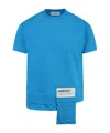Ambush Waist Pocket T-shirt Deep Water White As In Blue
