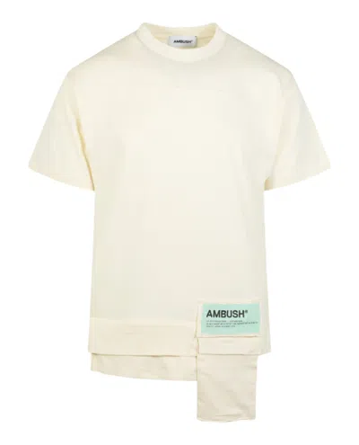 Ambush Waist Pocket T-shirt In White