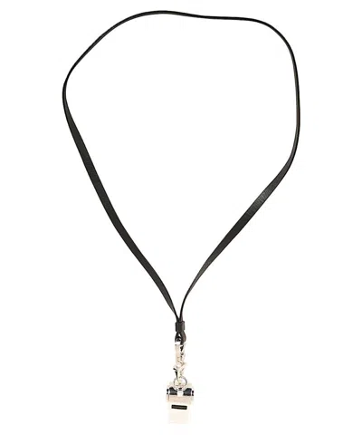 Ambush Whistle Necklace In Black