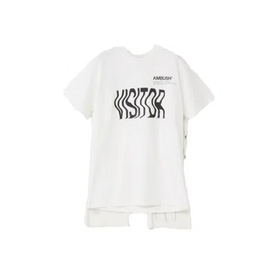 AMBUSH AMBUSH WHITE CAPE T SHIRT
