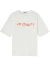 Ambush Neon Graphic Crew Neck T-shirt In White