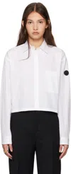 Ambush White Regular Solid Shirt In White