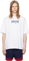 Ambush Cotton T-shirt Logo Print In White