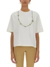 Ambush Crawling Chain Applied T-shirt In White