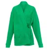 Ambush Wksp Kimono Sweatshirt Cotton Rubber Logo Sleeve Tie Jacket In Green