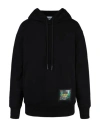 Ambush Wksp Patch Hoodie Woman Sweatshirt Black Size L Cotton In Black