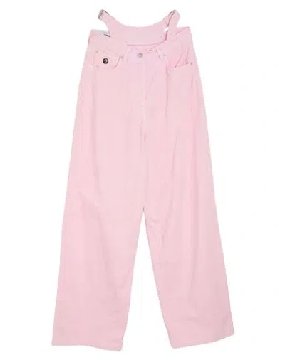 Ambush Woman Jeans Pink Size 28 Cotton