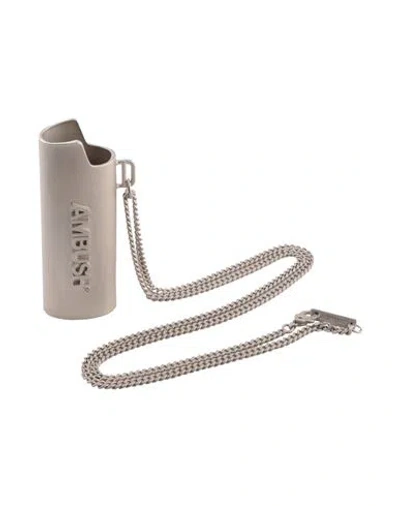Ambush Woman Necklace Grey Size - Metal In Gray