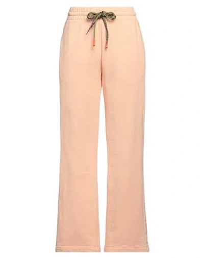 Ambush Woman Pants Apricot Size S Cotton In Orange